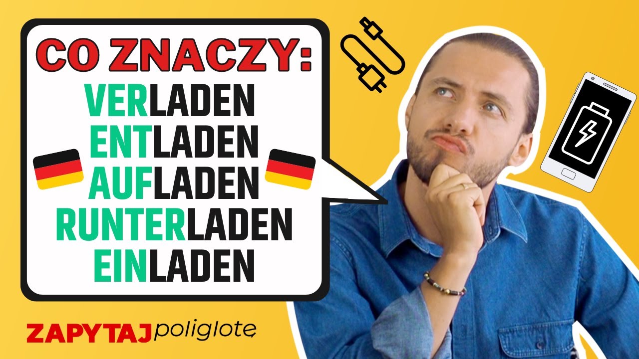 Co znaczą czas. z laden: verladen, beladen, aufladen, runterladen, einladen? #zapytajpoliglotę 184