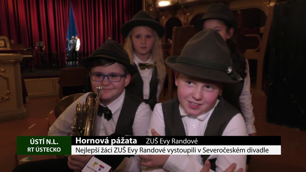 ÚSTÍ NAD LABEM: Žáci ZUŠ Evy Randové vystoupili v Severočeském divadle