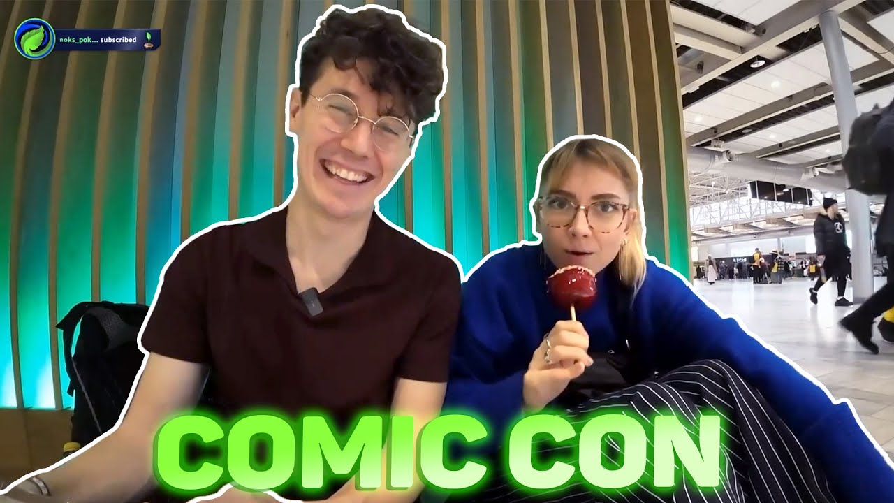 Me & GF Meeting Viewers At Comic Con - Sp4zie IRL Stream