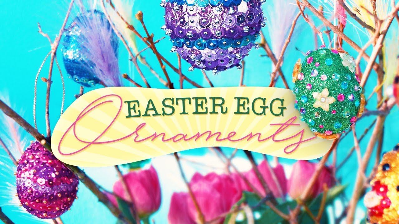 Easter Eggs Ornaments for the Easter Tree | DIY Easter Decor