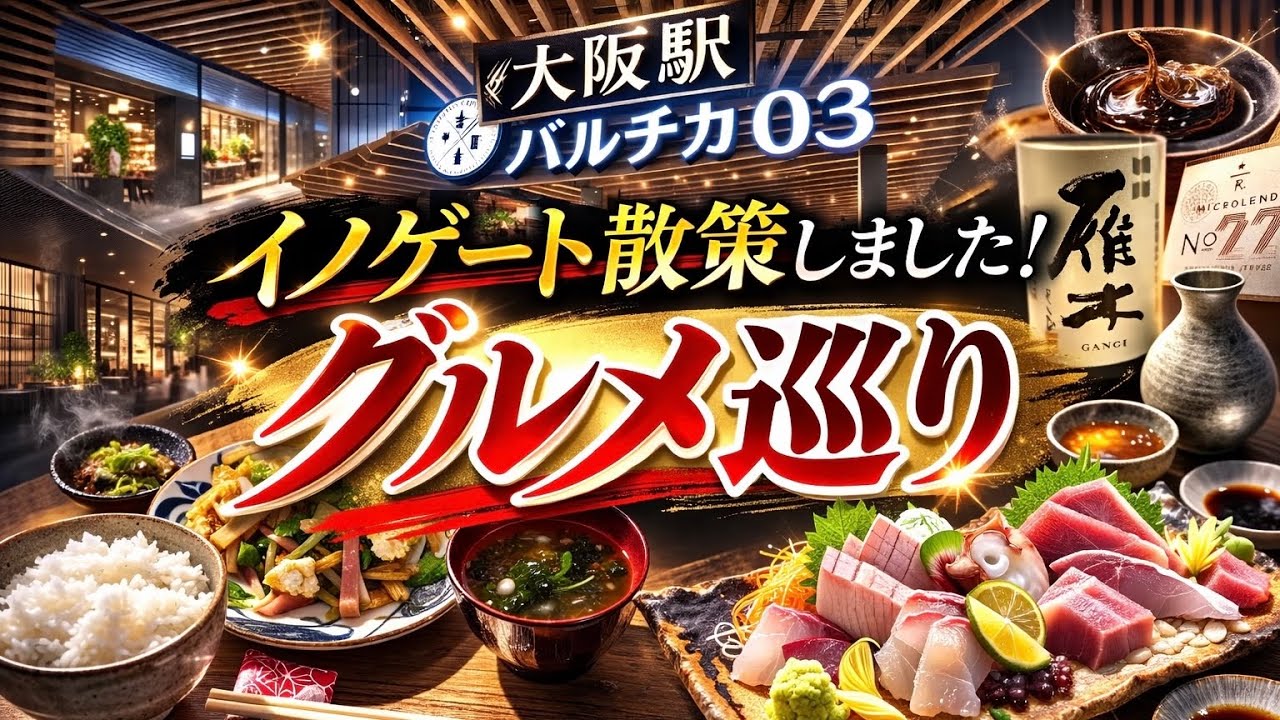 【大阪駅】イノゲート大阪バルチカ03でおススメのお店を飲み歩き散策しました！