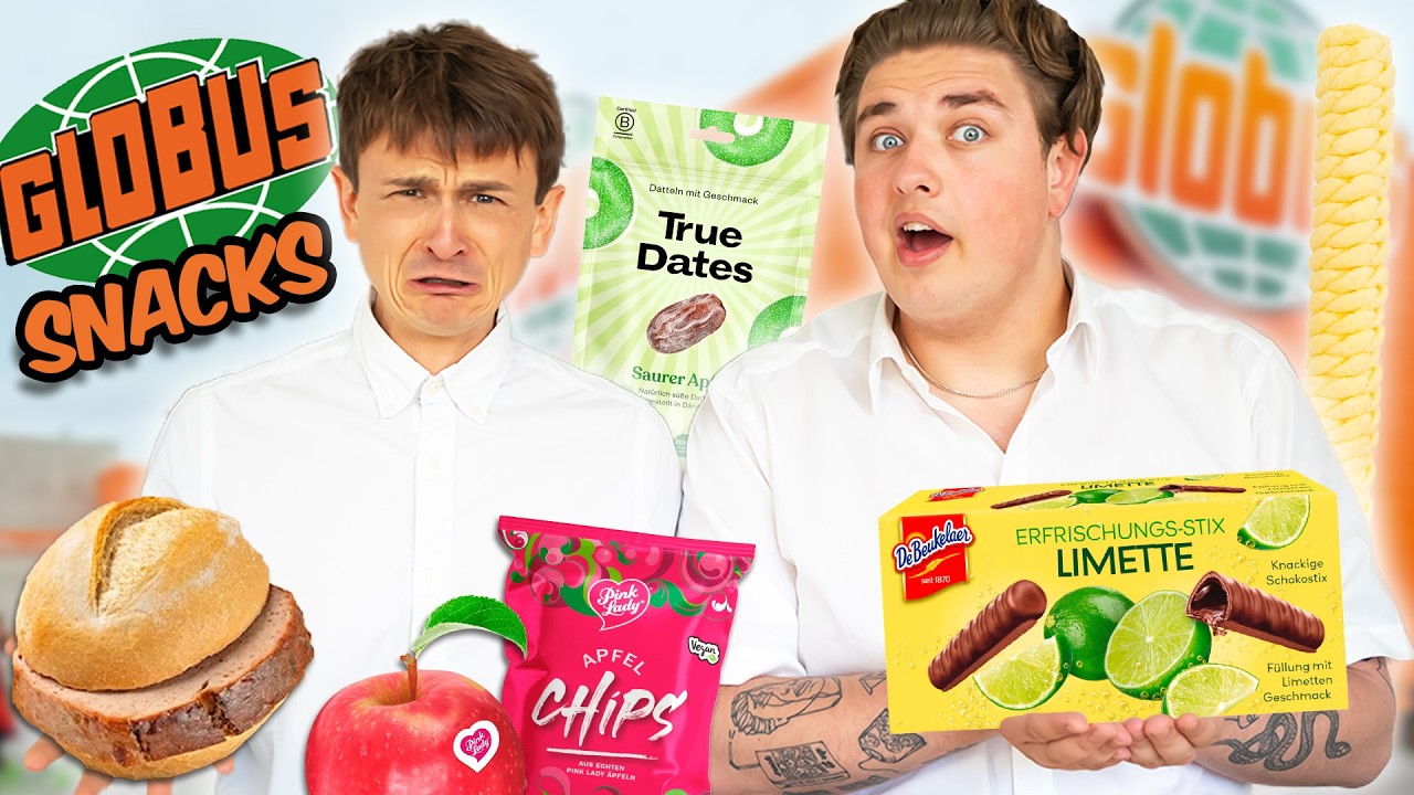 Snacks von Globus testen 🌍😍 (mit Dima)