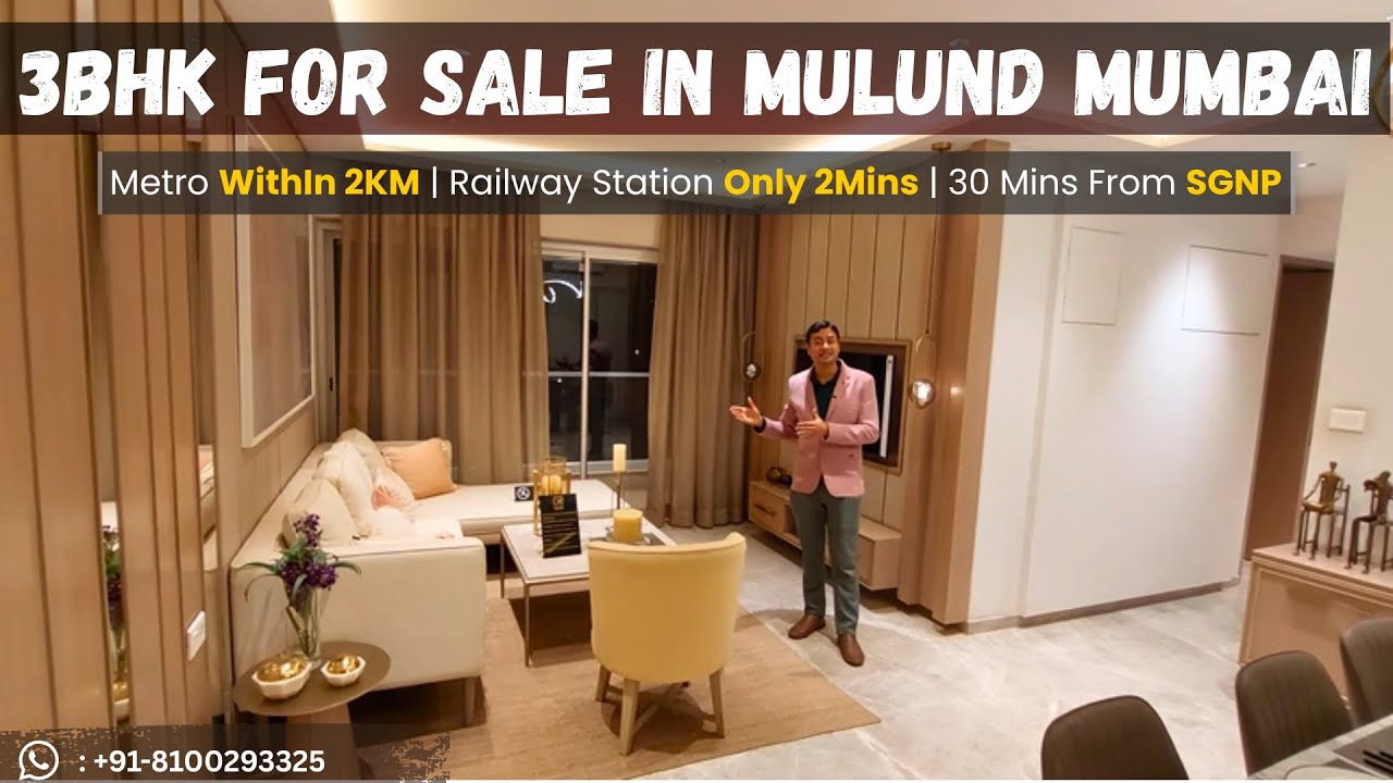 LUXURIOUS 3BHK FOR SALE IN MULUND MUMBAI |📞8100293325 | #propertyinmumbai #mgglobal #dreamhomes