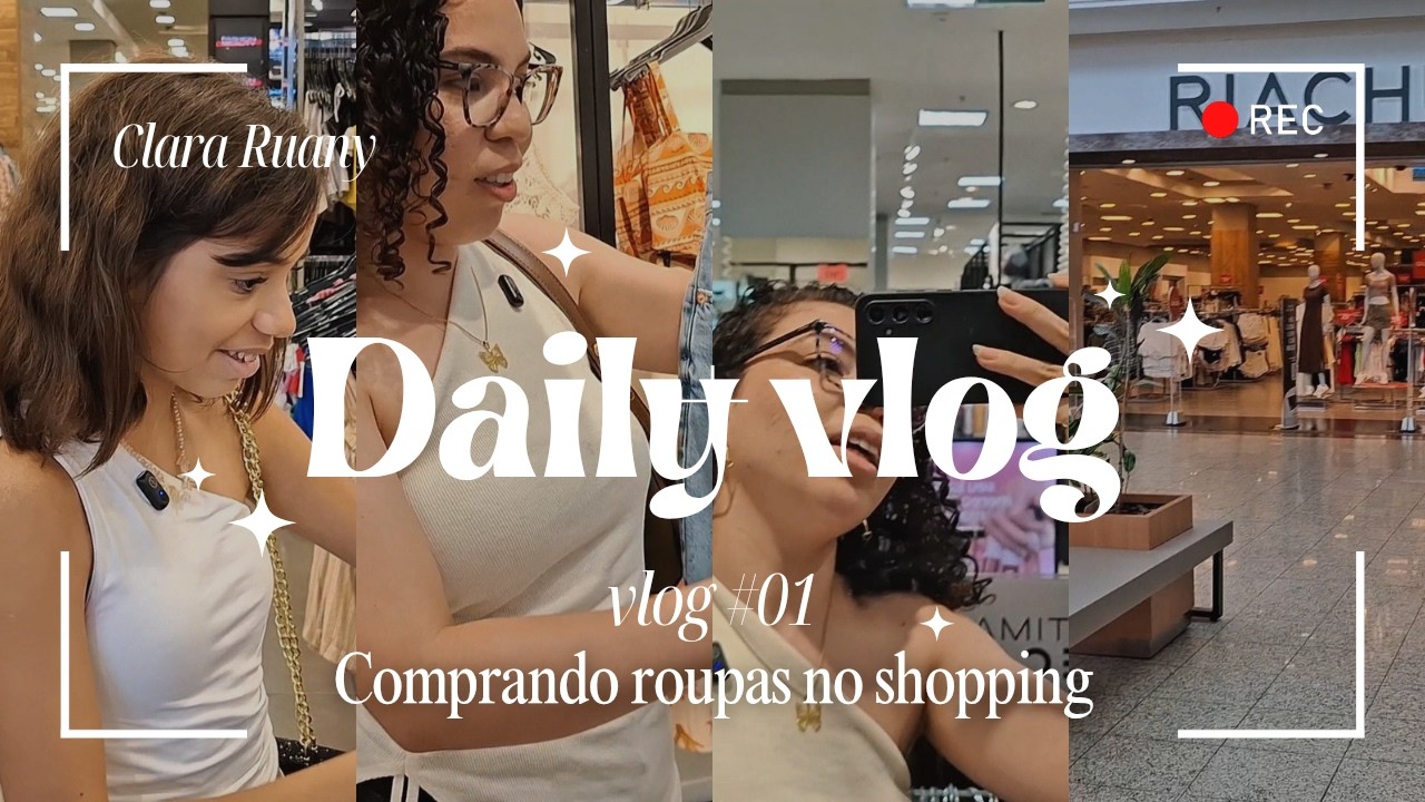 Um dia no shopping comprando roupas ✨️🛍  #vlog   #compras