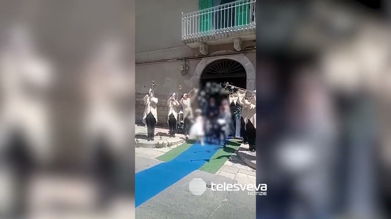 Matrimonio con carrozza e cavalli bianchi, traffico in tilt a Molfetta: scoppia la polemica