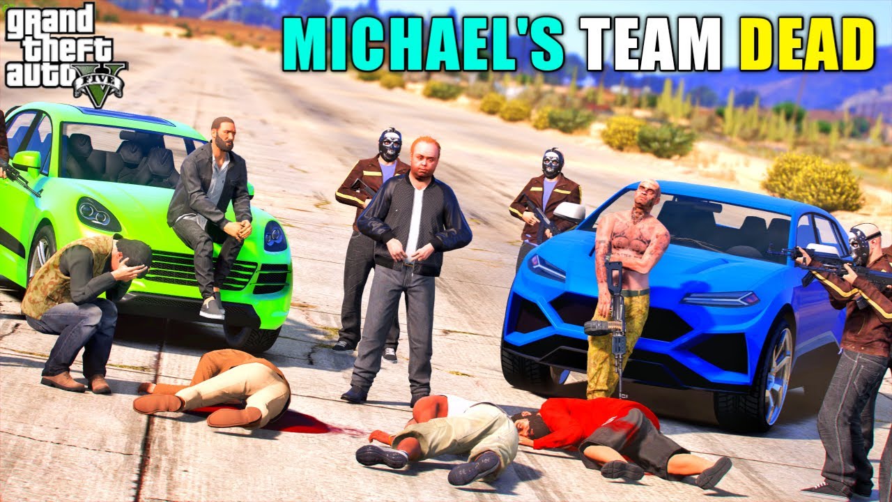 GTA 5 : MICHAEL'S ALL TEAM MEMBERS ARE DEAD || BB GAMING