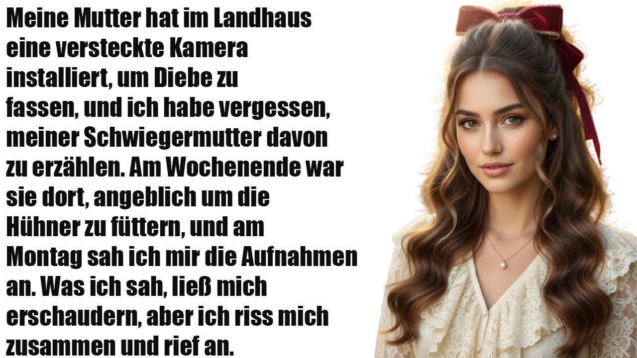 Ich vergaß, meiner Schwiegermutter von der Kamera zu erzählen – was ich sah, schockierte mich