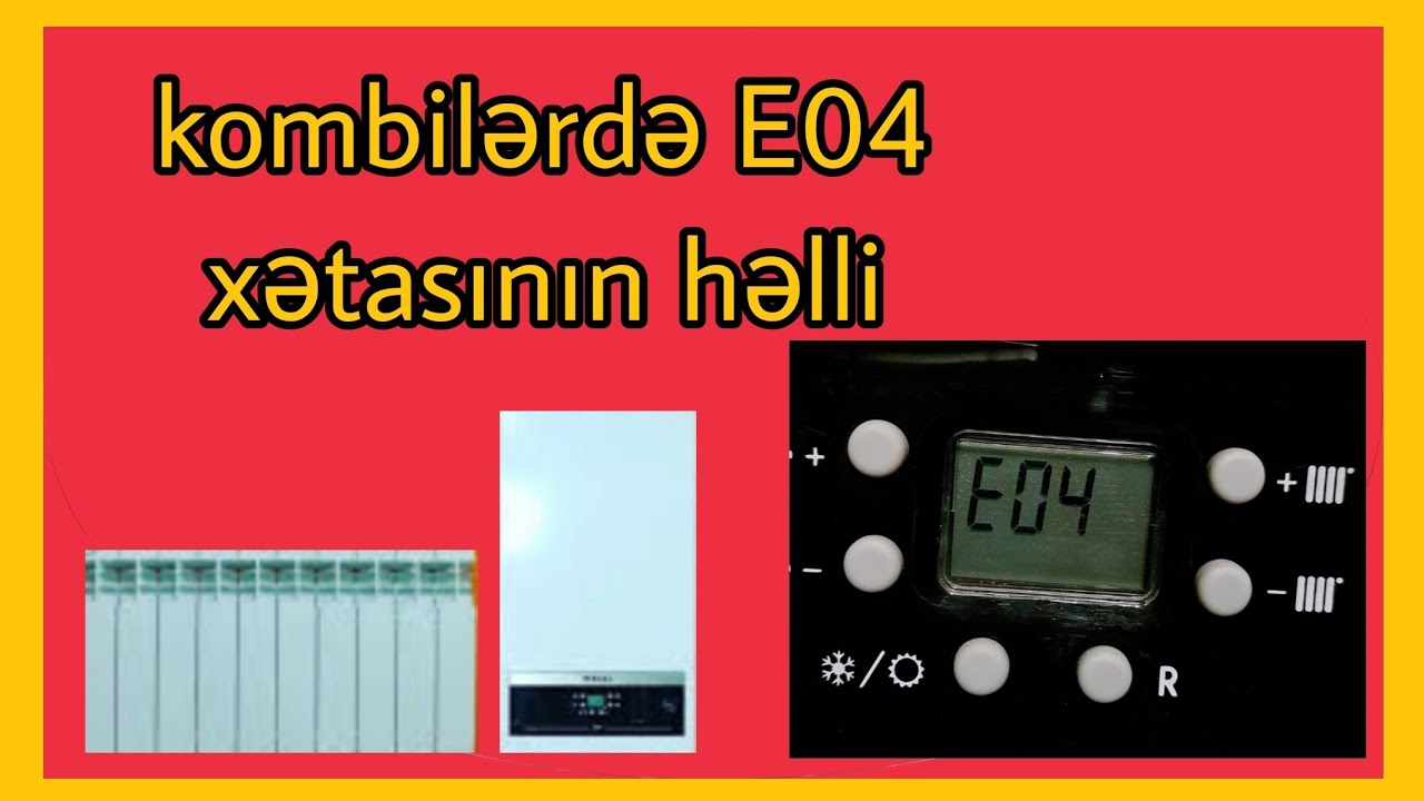 Kombilərdə E04 xətasının, asan həlli #kombi #e04 #kombixeta #kombixarab #emko #qaz #su