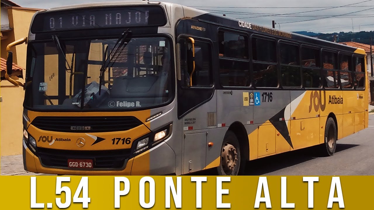 De Ônibus em Atibaia na linha 54 Ressaca X Ponte Alta! Via Tabacamping e C.E.A.! (Janeiro de 2021)