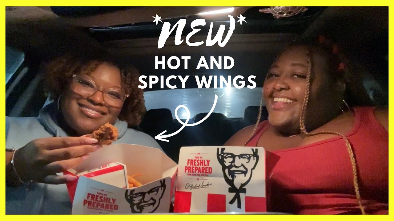 Trying KFC *new* Hot and Spicy Wings | mukbang | DeLexis