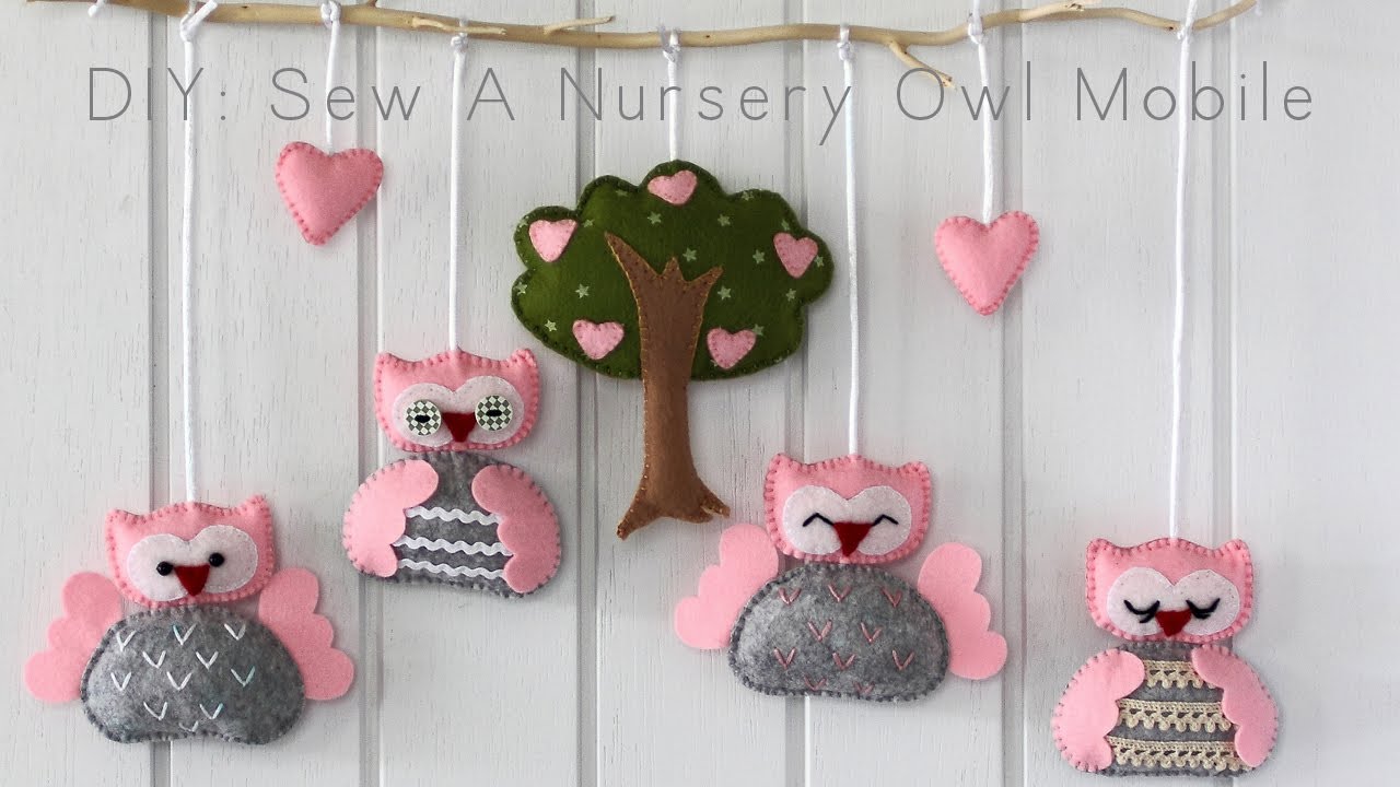 DIY: Sew A Nursery Owl Mobile