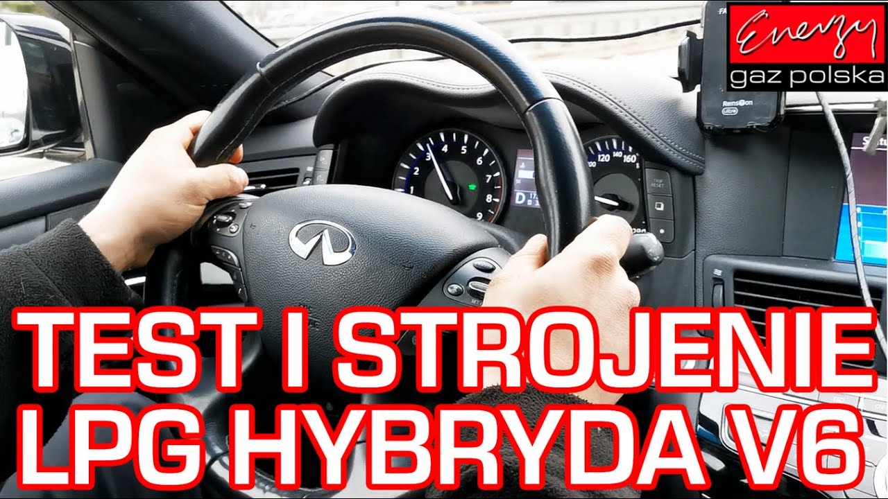 BLISKO 400 KM HYBRYDA V6 NA LPG? STROJENIE I TEST W MIEŚCIE INFINITI Q70 3,5 364 KM.