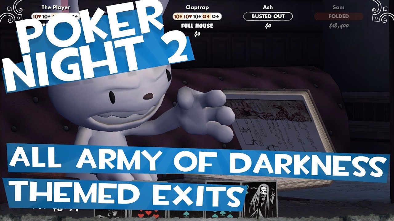 Poker Night 2 - All Army of Darkness Themed Special Elimination Animations