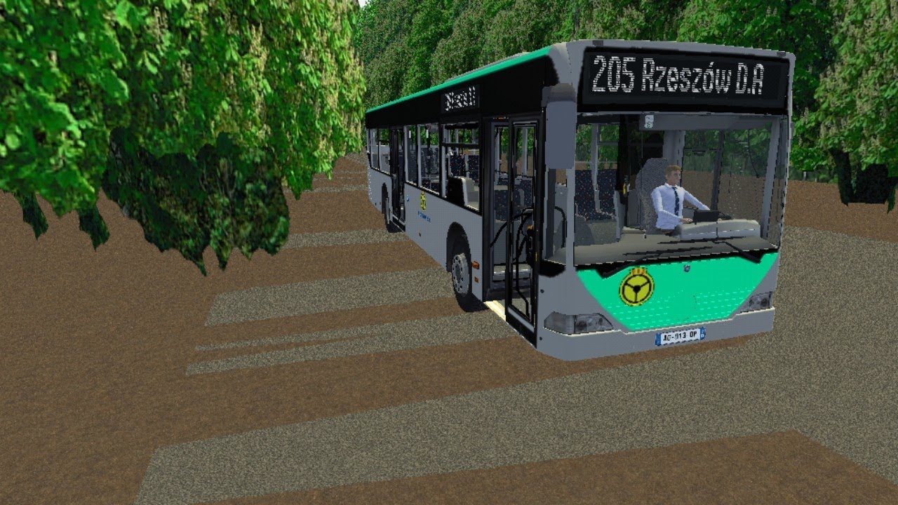 Proton Bus Simulator #142 Przejazd Mercedes O530 ZF &euro;2 Na Linii 205 Mapa Rzesz&oacute;w [Fiction] Cz.2/2