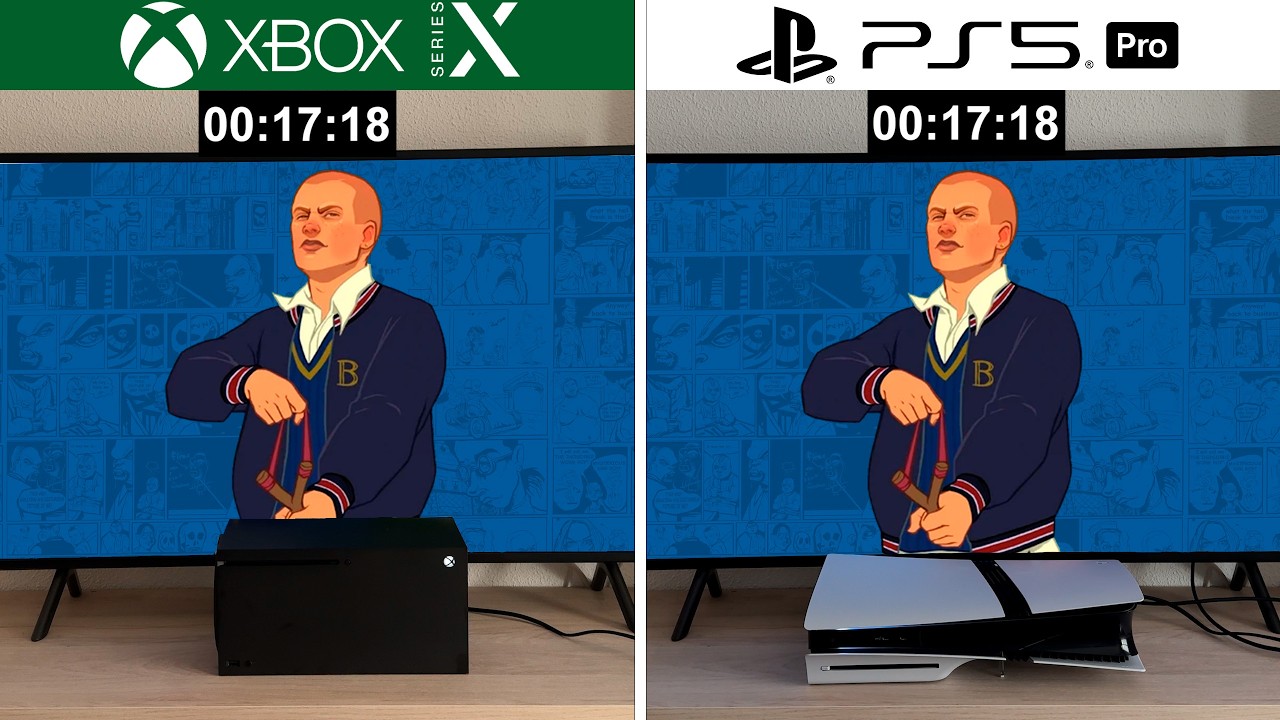 BULLY | PS5 vs XBOX SERIES X - Graphics and Loading Times | Comparison (4K 120FPS)