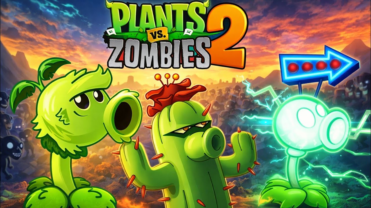 Plants vs Zombies 2 Arena gameplay 