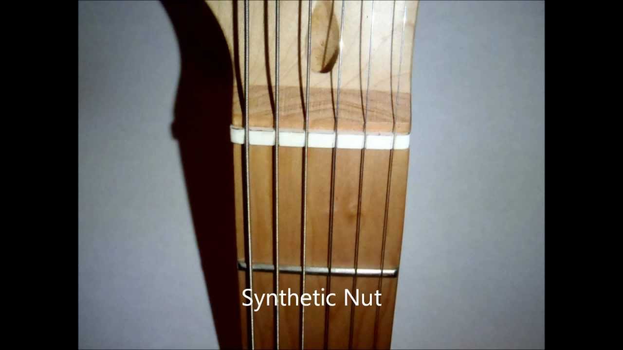 Nut Comparison - Synthetic / Bone / Buffalo Horn