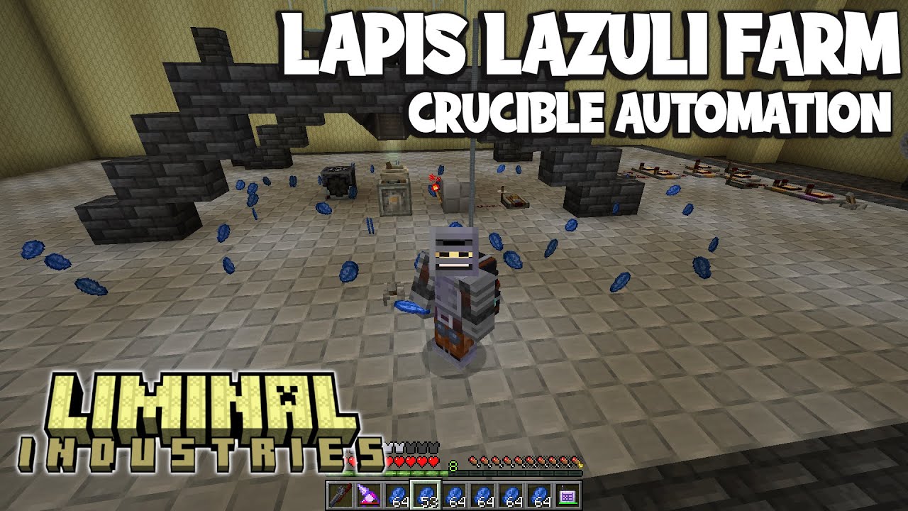 Auto Lapis Lazuli Farm Crucible Automation! | How to Set Up Tutorial Guide [Liminal Industries #20]