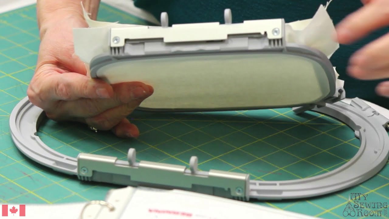 Bernina Embroidery Part 3: Setting Up Your Embroidery Hoop