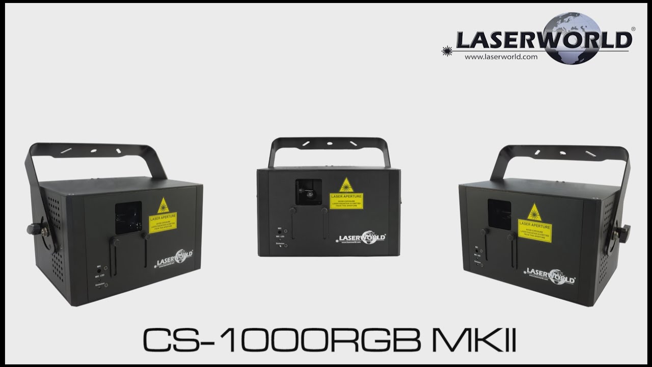 Laserworld CS-1000RGB MKII show laser light | Laserworld
