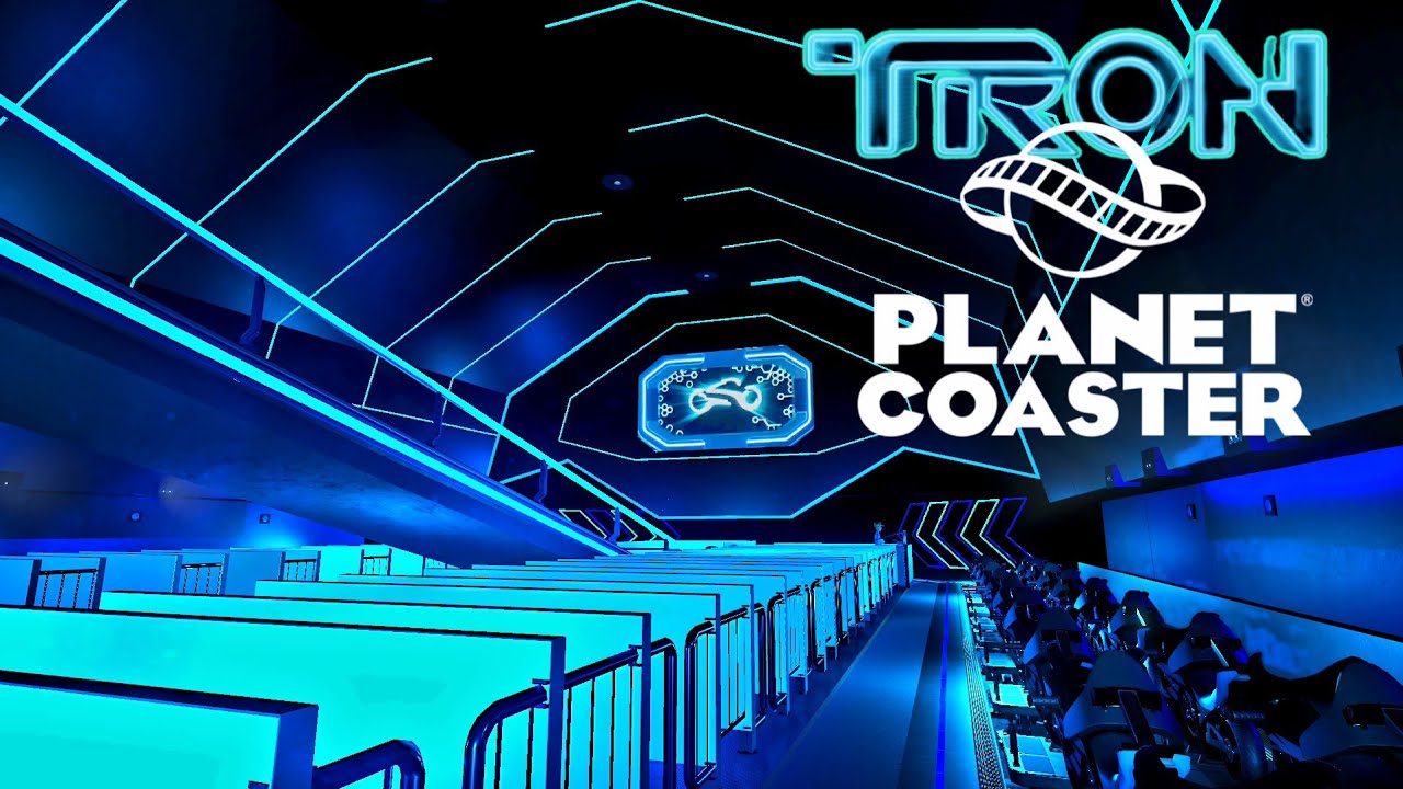 TRON | Off-Ride Shots - Magic Kingdom (Planet Coaster)