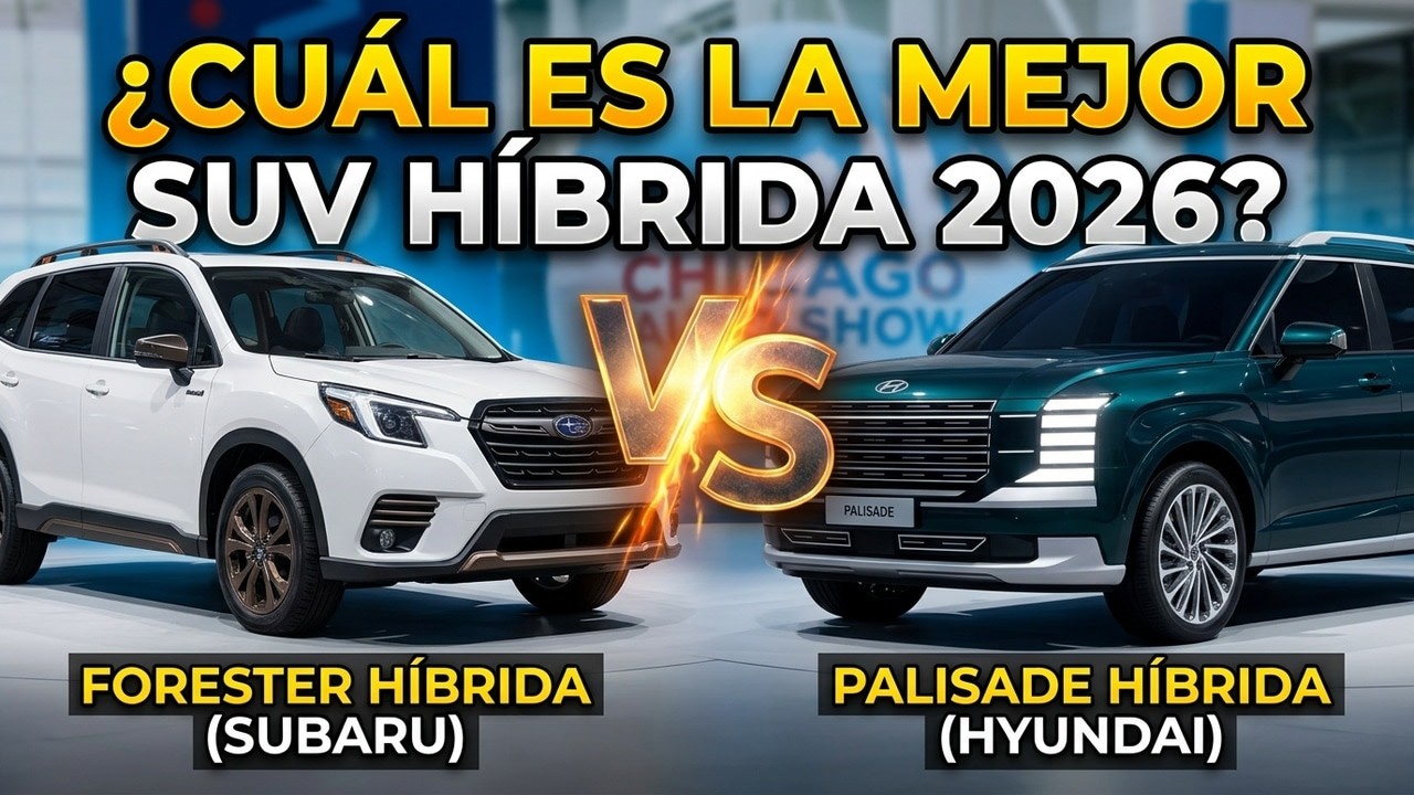 ¿Cuál es la MEJOR SUV Híbrida de 2026? | Subaru y Hyundai en Chicago Auto Show