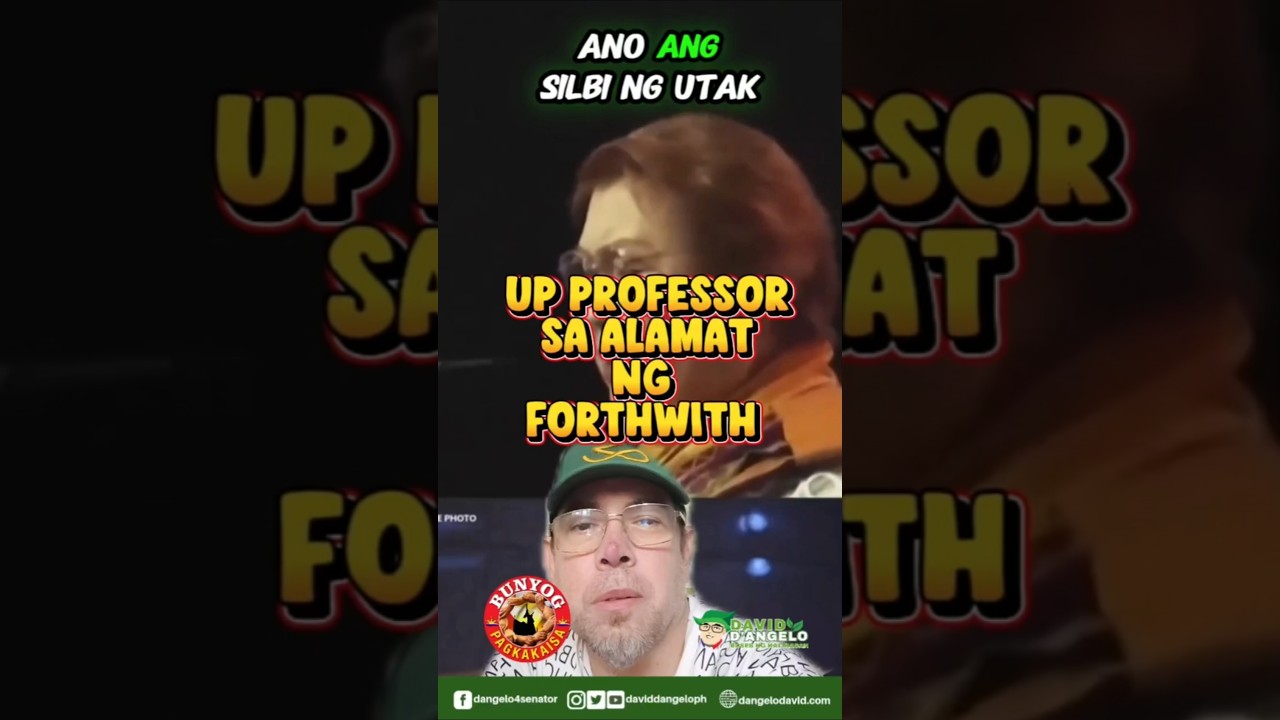 What is the MEANING OF FORTHWITH? #daviddangelo #impeachmenttrial #chizescudero #saraduterte