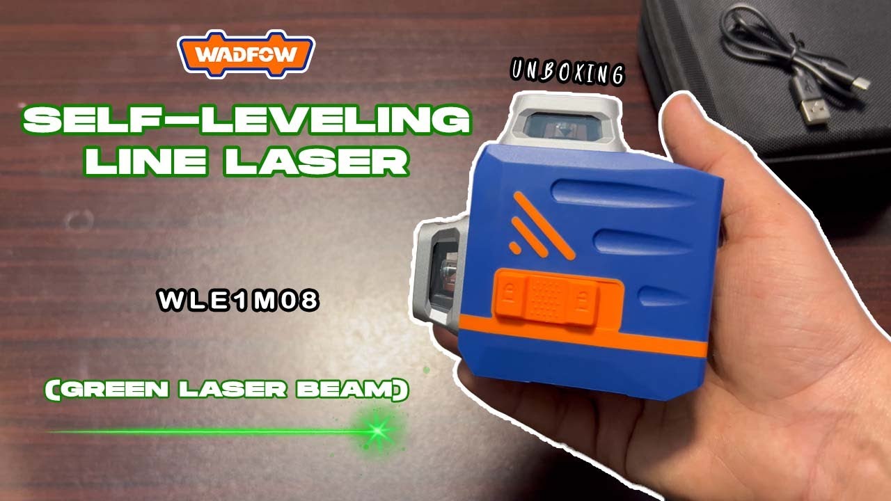 Wadfow 3D Line Laser WLE1M08 | Unboxing | Mughaltools