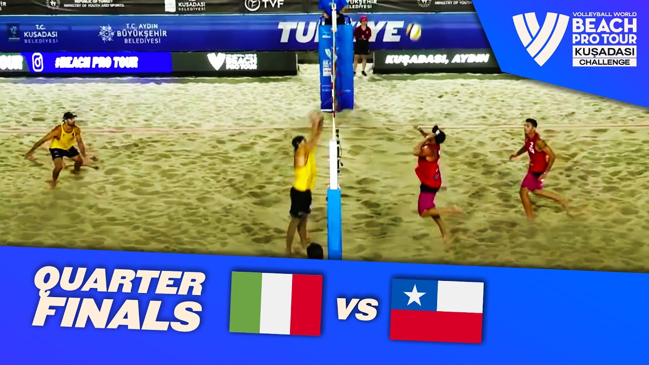 Carambula/Rossi vs. Grimalt M./Grimalt E. - Quarterfinal Highlights Kusadasi 2022 #BeachProTour