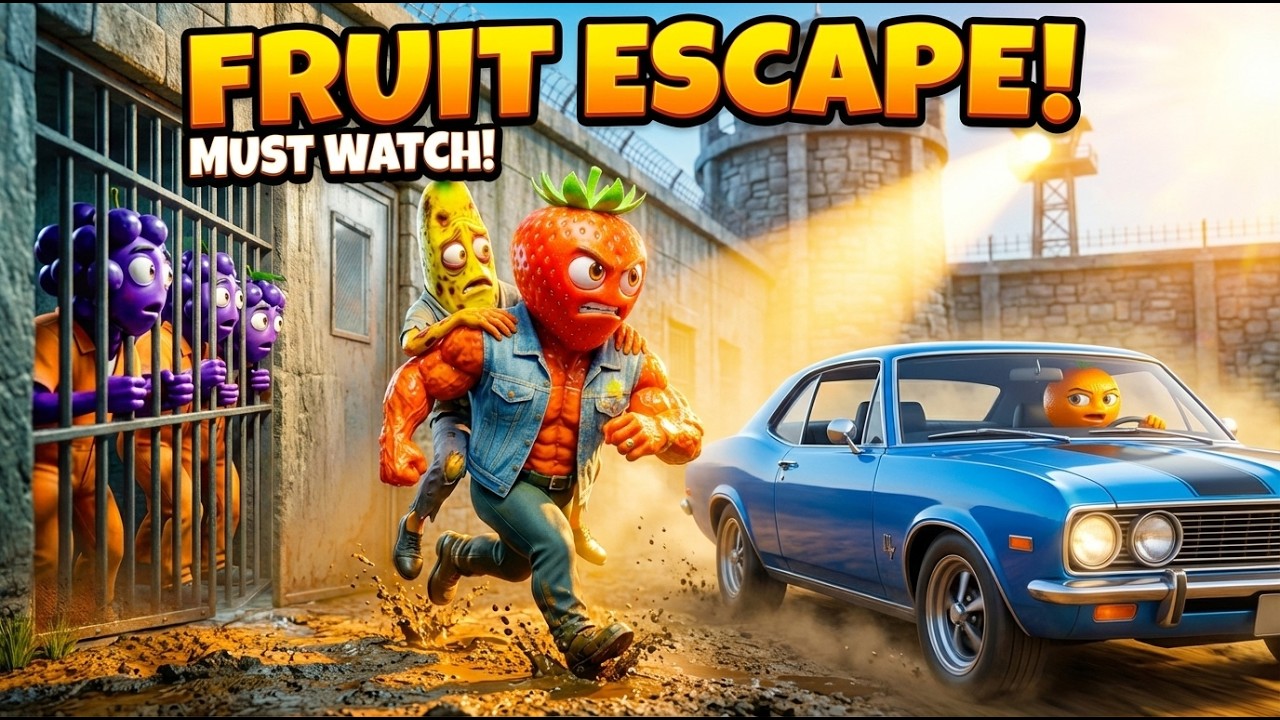 The Perfect Prison Escape… Turned Into a Nightmare 😳🍌🍓🍊🔎