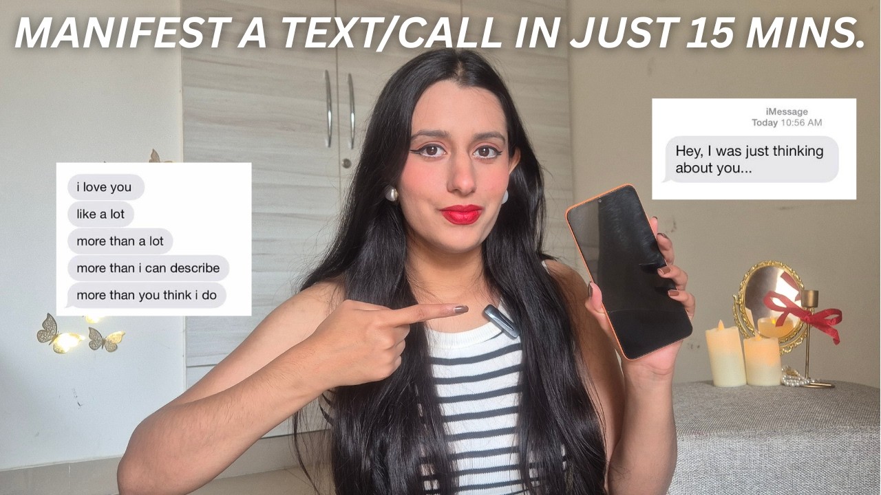 Manifest a text/call from your favourite person | Most powerful manifestation technique