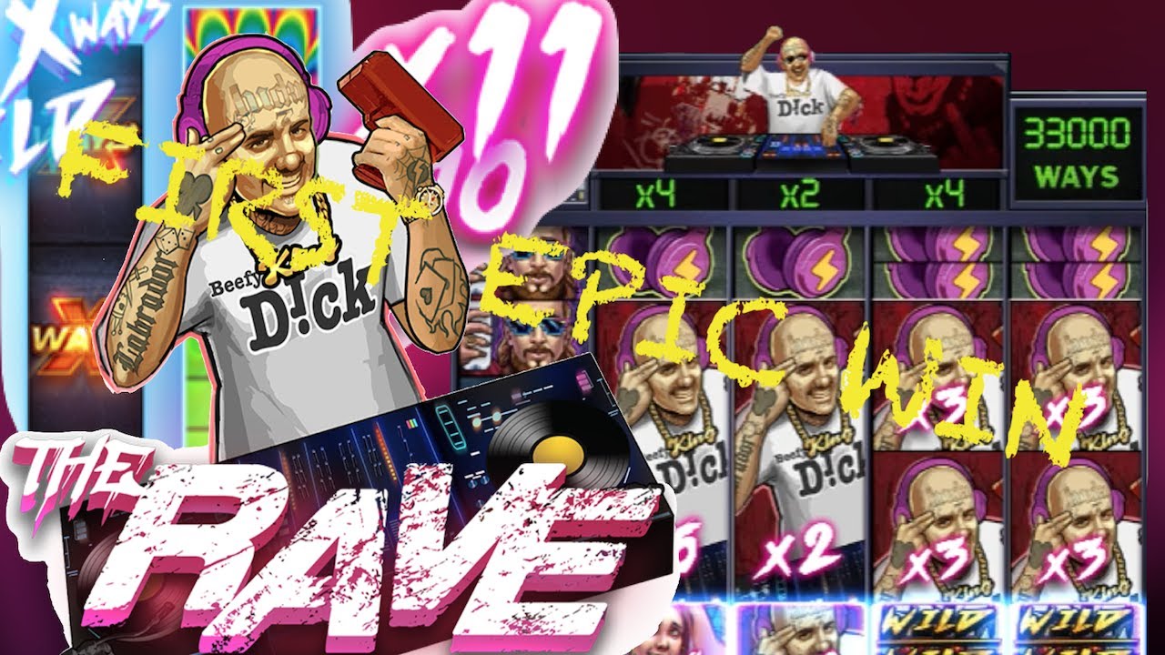🔥MASSIVE WILDS AND XWAYS🔥 ON NEW THE RAVE SLOT RESULT IN EPIC WIN 😱 #1