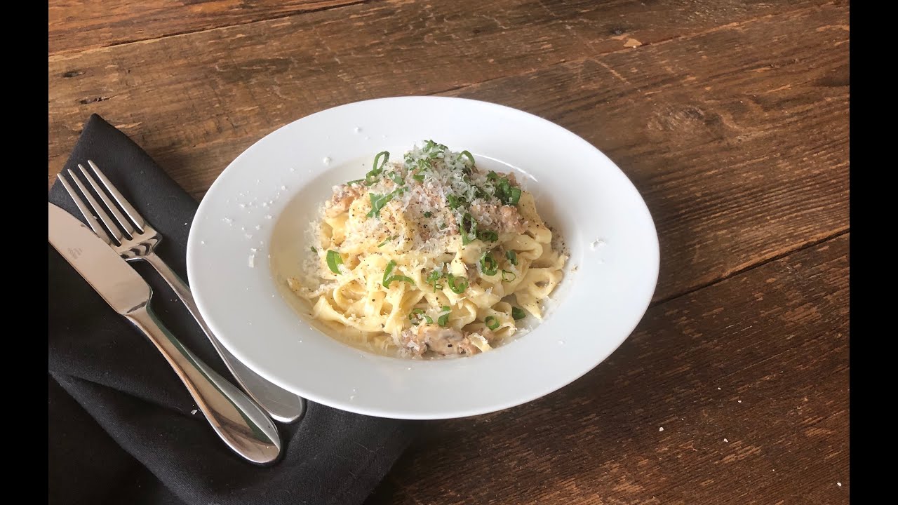 Classic Pasta alla Norcina with Chef Sandro De Angelis
