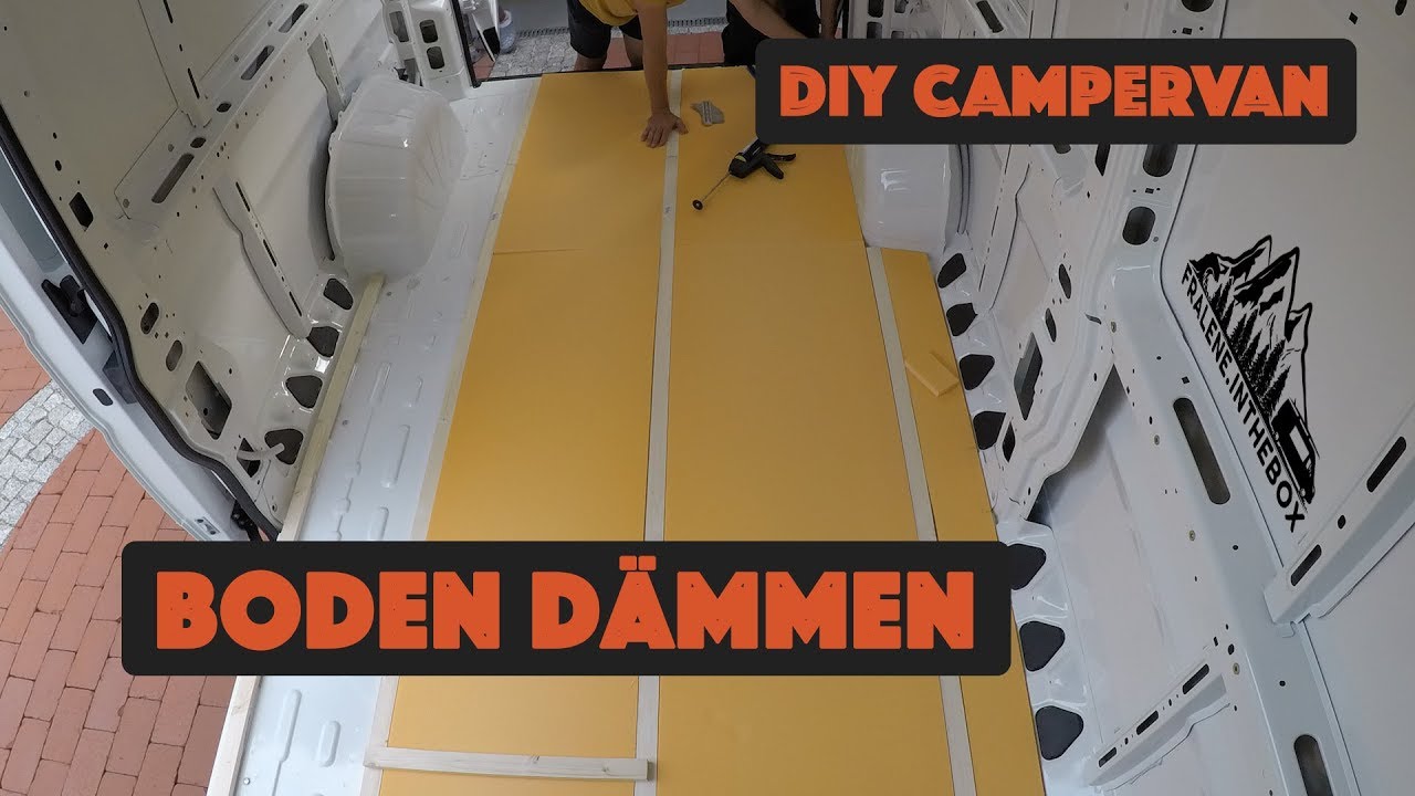 Camper Boden Dämmen / Vanausbau Citroen Jumper