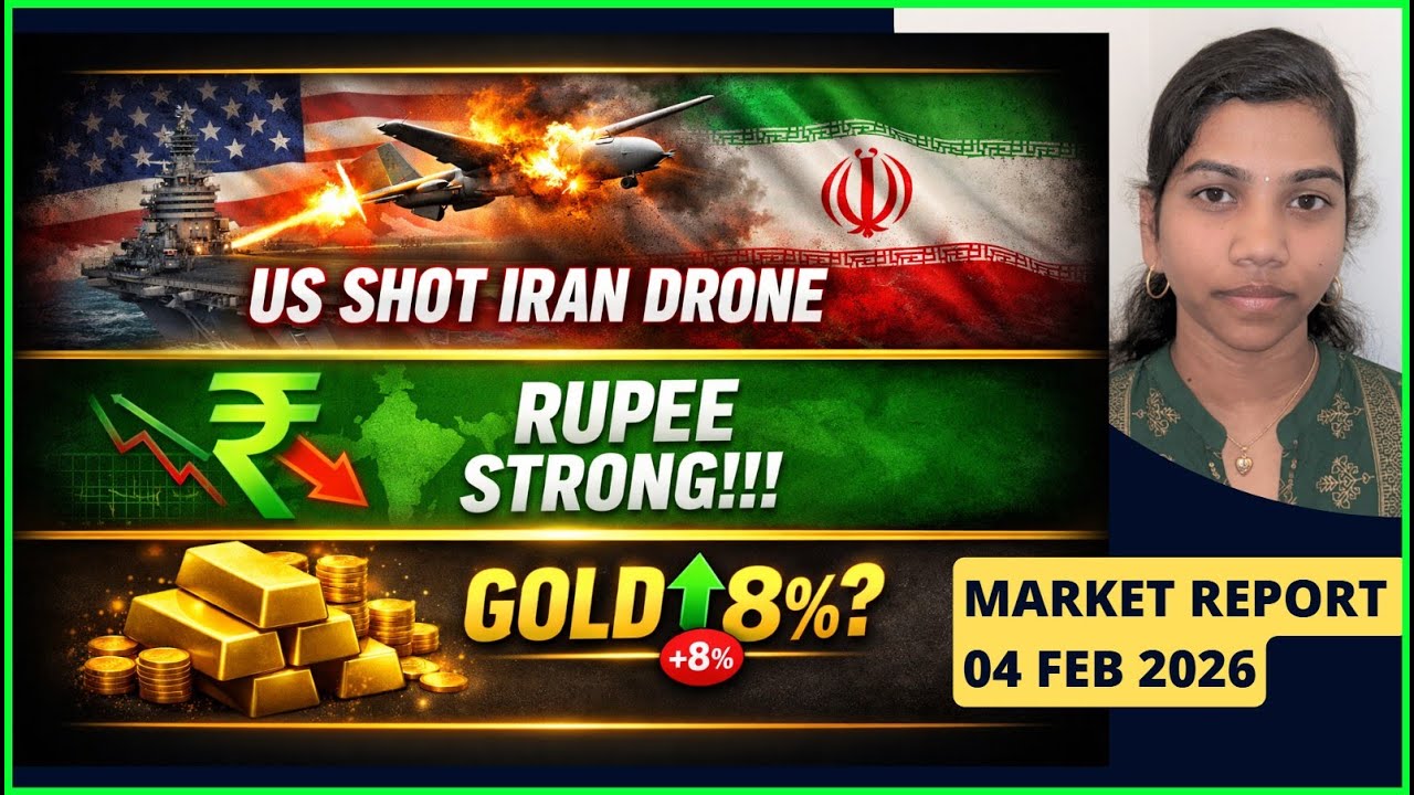 US&ndash;Iran War Shock | Rupee Lifeline | Gold Up 8%? | Pre Market Report &ndash; 4 Feb 2026 #nifty #banknifty