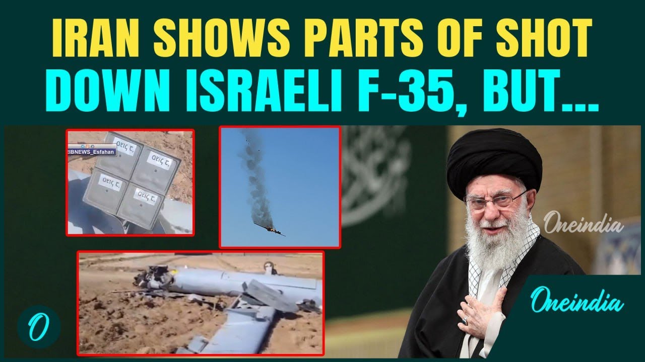 Iran Showed Parts of Shot-Down Israeli F-35, Now Reveals Details After Khamenei Declares War Victory