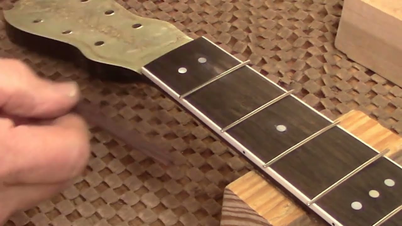 KayKraft Archtop Guitar Repair, part 4: Frets and Binding