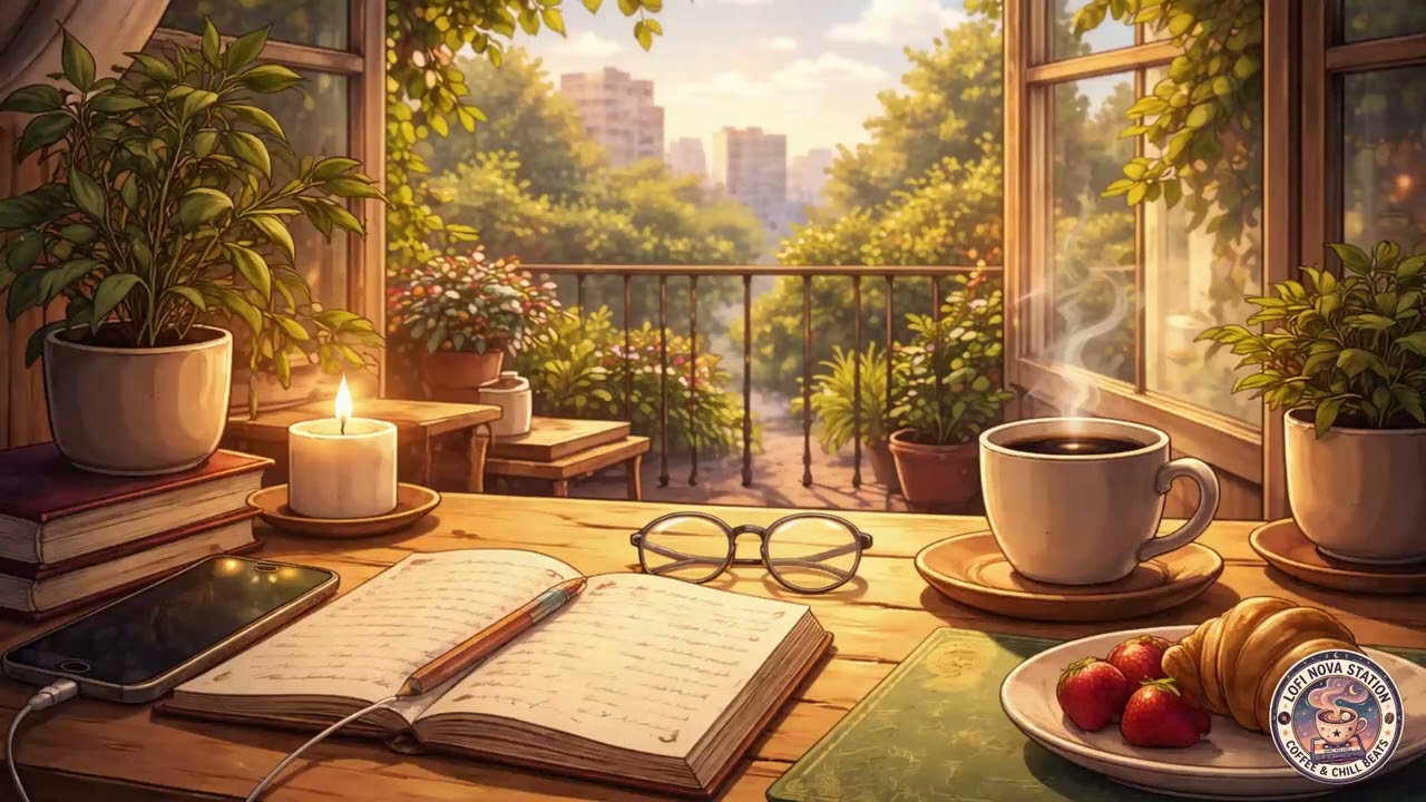 Relaxing Study Music | Cozy Coffee Shop ☕ Vol.31 – Lofi Hip Hop & Soft Jazz Piano | Chill Background