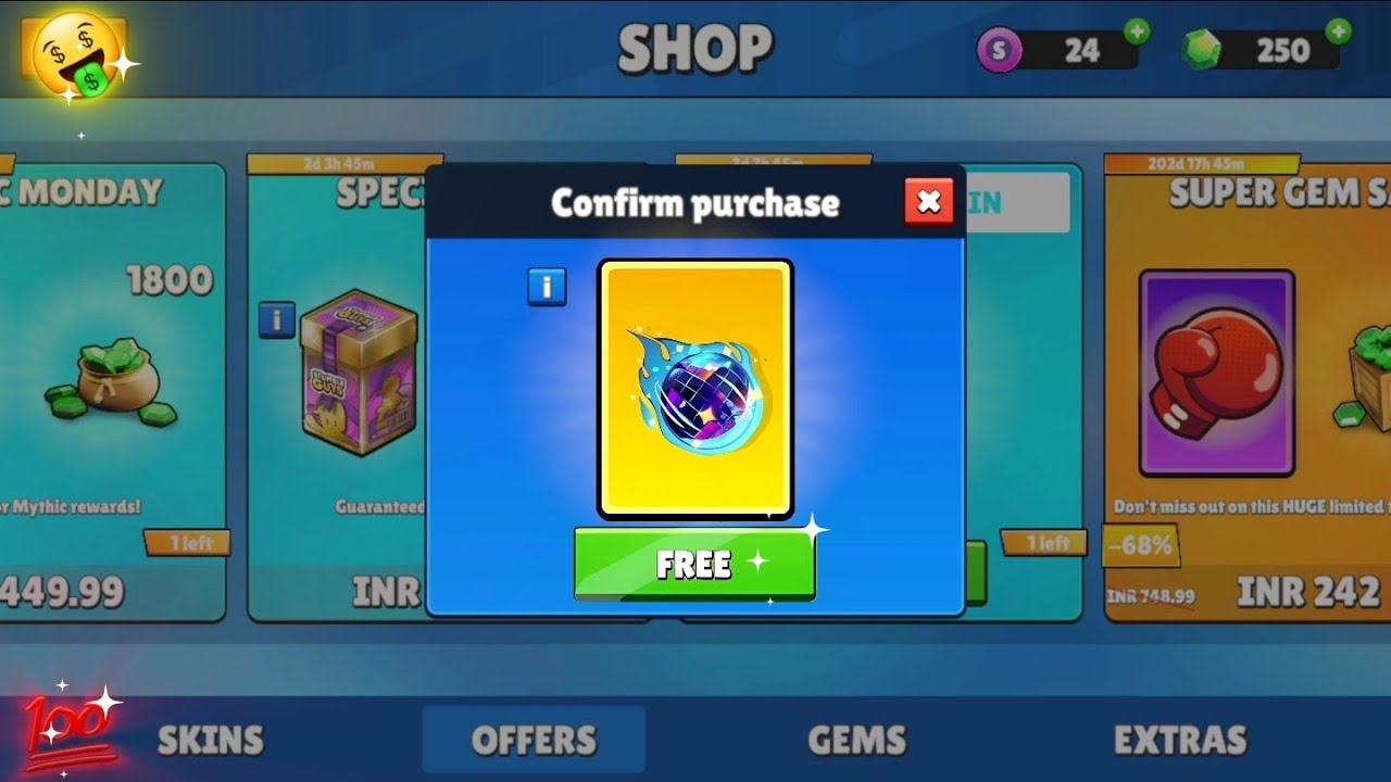 FREE MAX LEVEL BOUNCING BALL ABILITY💯 IN ||STUMBLE GUYS||🤑