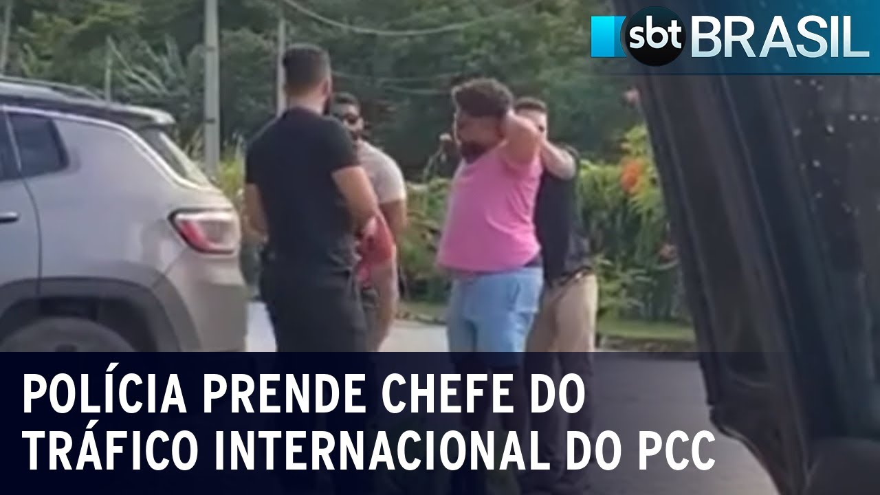 Polícia prende chefe do tráfico internacional do PCC | SBT Brasil (12/07/23)
