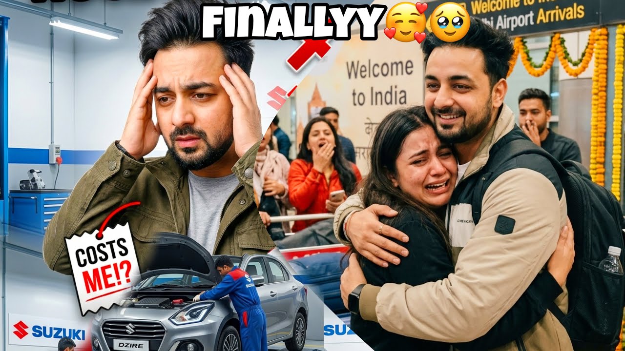After Living in UK 🇬🇧 My First Car Service in India Shocked Me | finally meeting my friends in INDIA