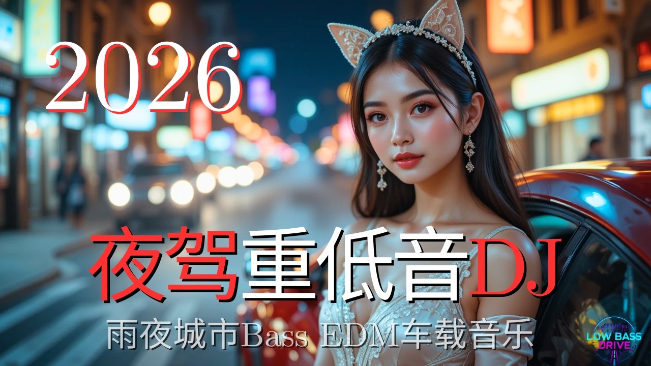 2026 夜驾必听重低音DJ串烧🔥｜雨夜城市Bass EDM车载音乐｜深夜高速车载低音Driving Mix | Low Bass Drive