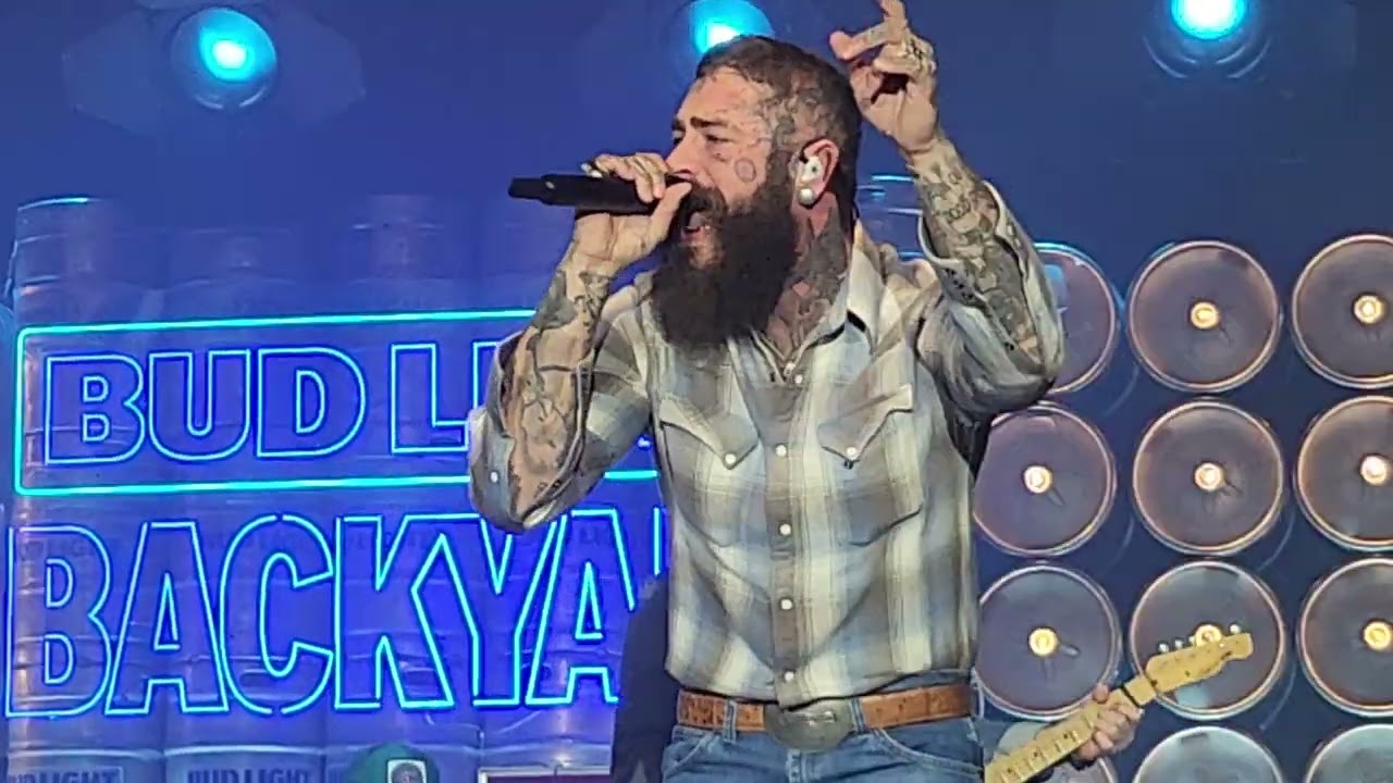 Post Malone - What Don't Belong to me Live Bud Light Backyard  New Orleans 2/7/2025