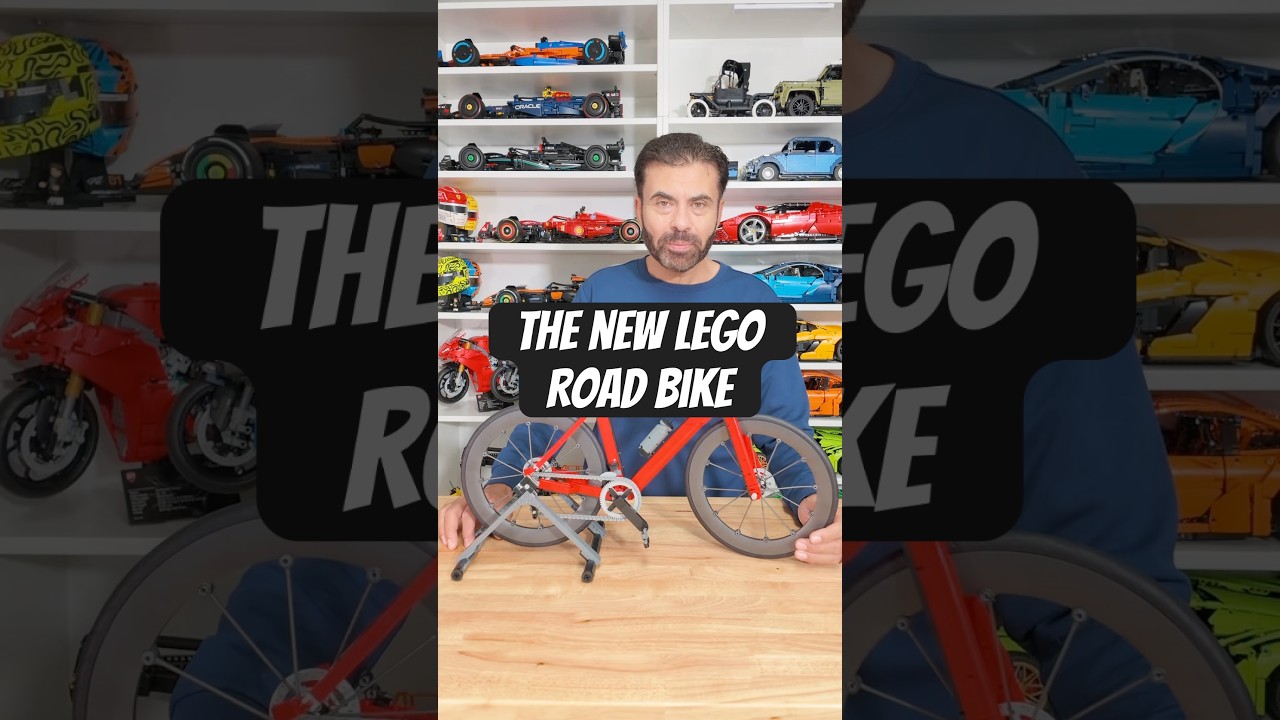 Обзор нового шоссейного велосипеда LEGO! #lego #afol #шоссейныйвелосипед #legobike #велоспорт