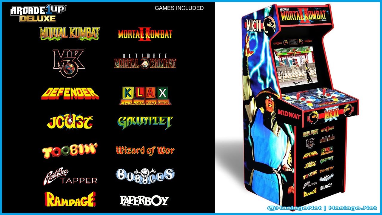 Arcade1Up Mortal Kombat II Classic Arcade Game Cabinet