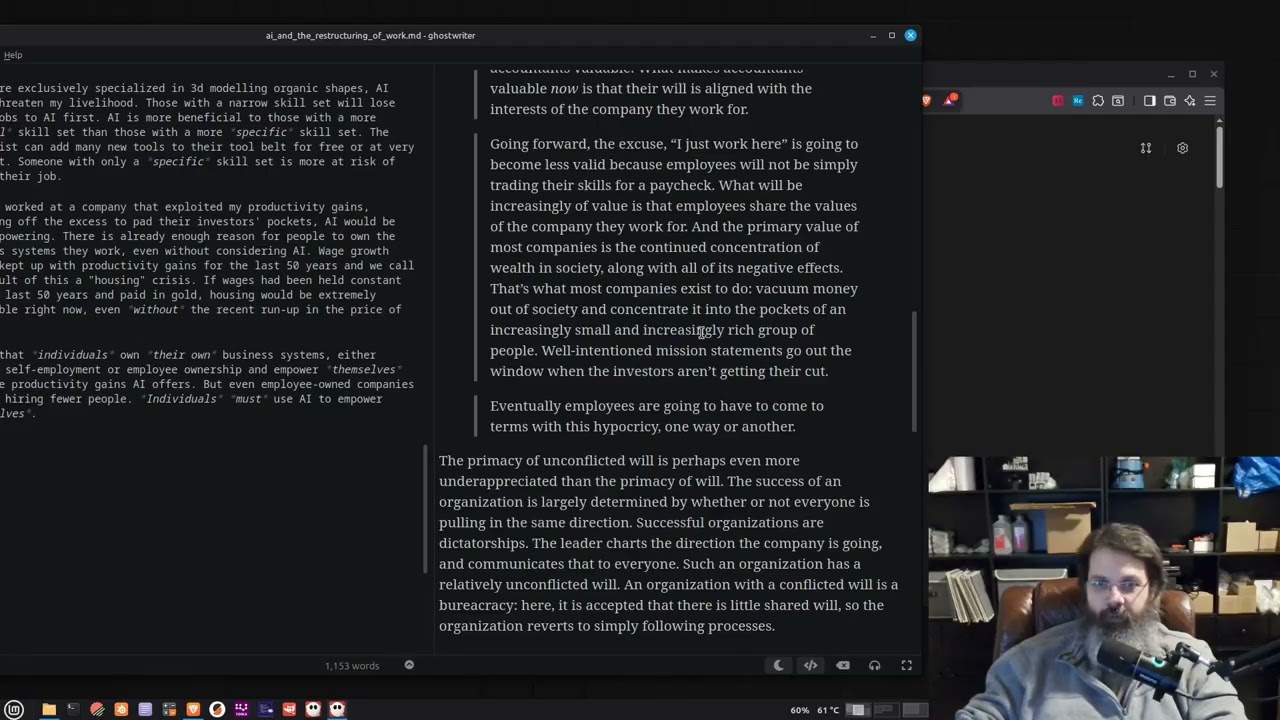 AI and the Restructuring of Work