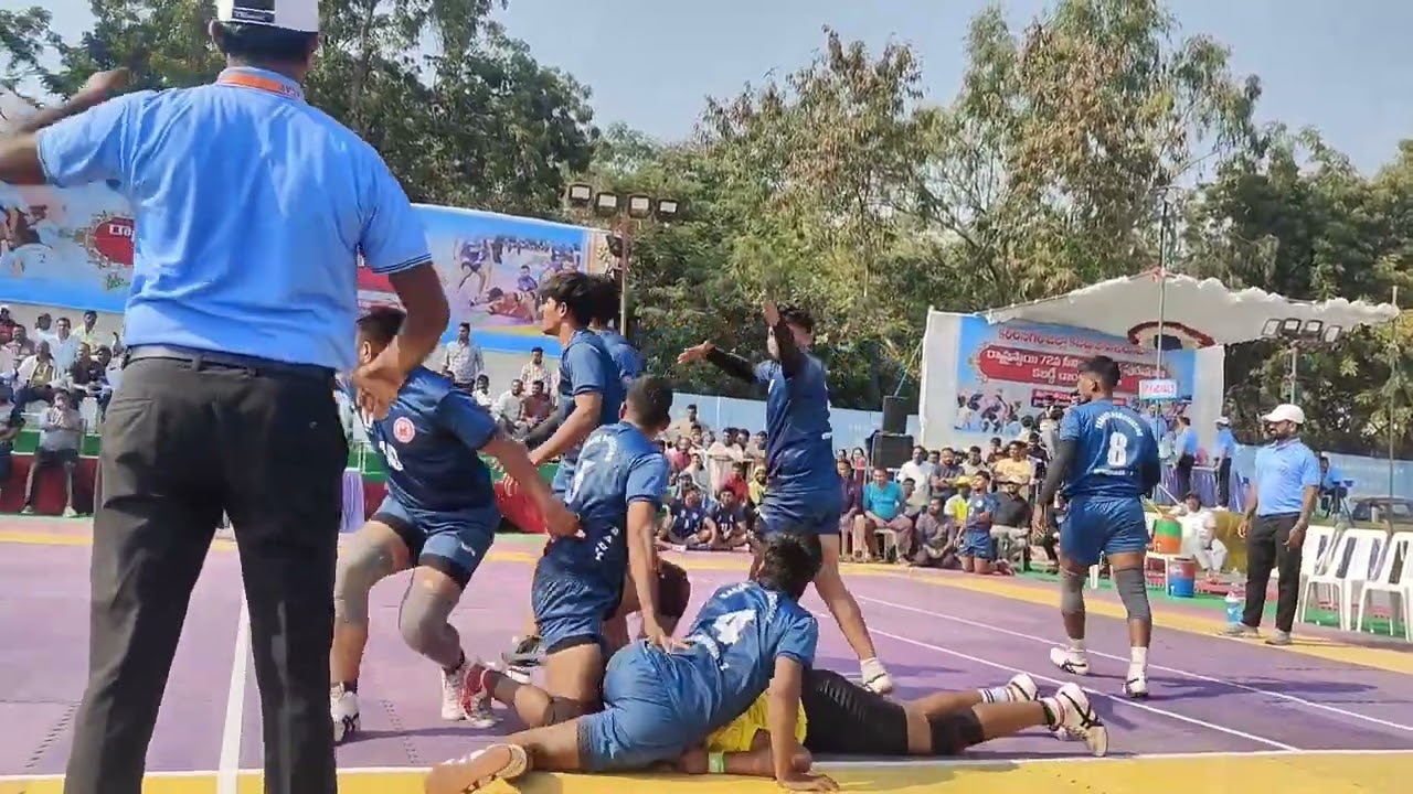 Karimnagar vs Hyderabad 2 72 senior kabaddi State meet at Karimnagar 