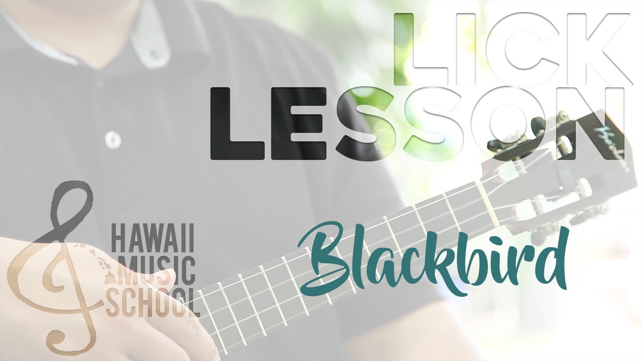 LICK LESSON - Blackbird