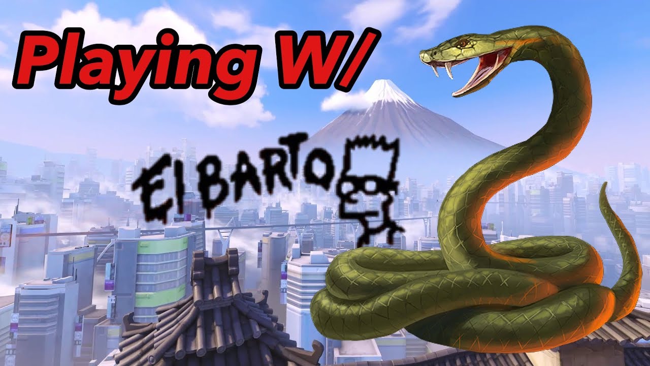 Playing With Snake17334 And El Barto