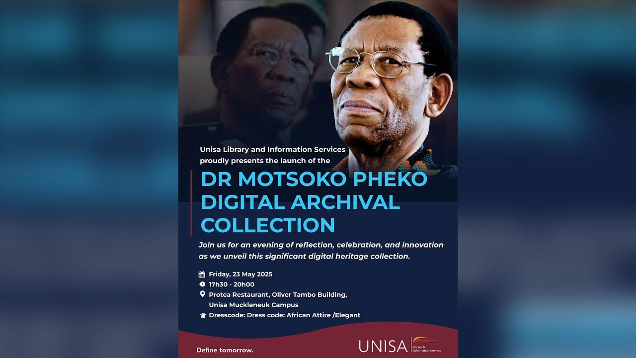 The launch of Dr Motsoko Pheko Digital Archival Collection (Unisa Library & Information service )